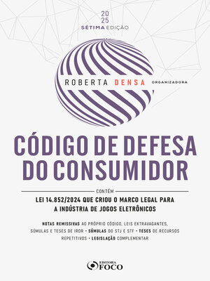 cover image of Código de Defesa do Consumidor--7ª Ed--2025